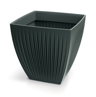 Květináč LATIA SQUARE MIDL 40 cm - barva: antracit