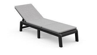 Lehátko Keter Mallorca grafitové s polstrem