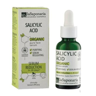 laSaponaria Pleťové sérum - Kyselina salicylová BIO (30 ml) - pro pleť se sklony k akné