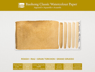 Akvarelový blok Baohong Classic 31x41cm rough 30g