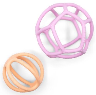 Piłki sensoryczne 2w1 Bubblegum&Peach;