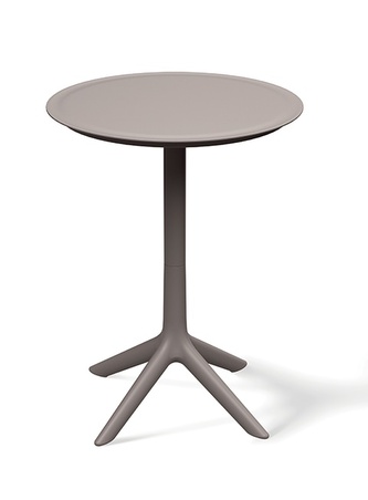 Výsoký kulatý stůl RIMO 570x570x745 - barva: zemitě hnědá