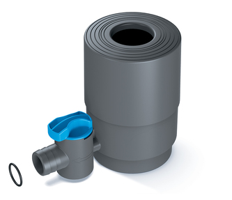 Sada příslišenství k nádržím na dešťovou vodu  RCANS11  - barva: ocel