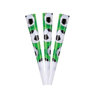 Party trumpetky 3d Fotbal 6 ks