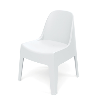 Židle MILANE 580x600x735 - barva: bílá