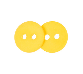 Knoflík - sada 6 ks - Hořčicová - průměr 13 mm