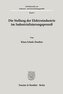 Die Stellung der Elektroindustrie im Industrialisierungsprozeß.