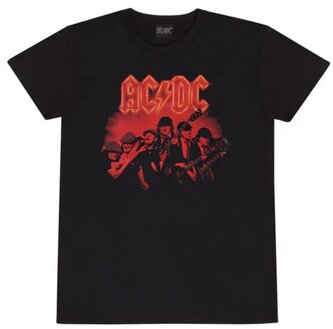 Pánské tričko AC/DC: Power Up Obal alba (2XL) černá bavlna