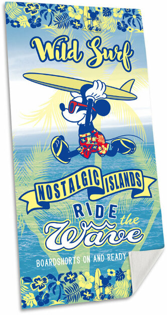 Ręcznik kąpielowy plażowy 70x140cm Myszka Miki WD20227 Kids Euroswan