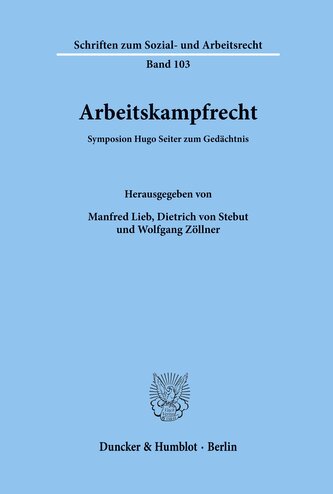 Arbeitskampfrecht.