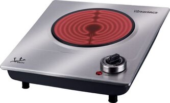 Sklokeramický vařič Jata V531 - jednoplotýnkový, nerez