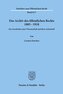 Das Archiv des öffentlichen Rechts 1885 - 1918.