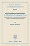Die transzendentale Phänomenologie als philosophische Grundlagenforschung,