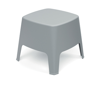 Stolička & odkládací stůl MILANE 485x485x420 - barva: šedá