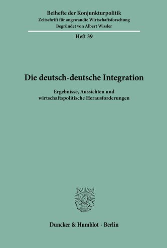 Die deutsch-deutsche Integration.