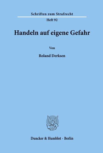 Handeln auf eigene Gefahr.