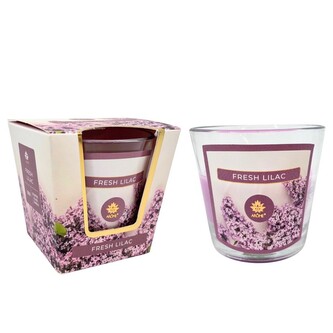 ARÔME Svíčka 120 g, ve skle, Šeřík