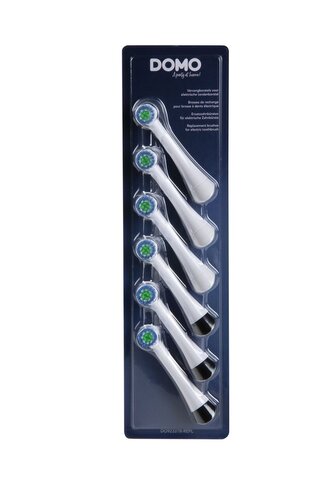 Sada 6 ks náhradních zubních kartáčků - DOMO DO9233TB-REPL