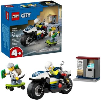 LEGO(R) CITY 60455 Pościg na motocyklu policyjnym