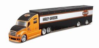 MAISTO 11516-76 Harley Davidson Ciężarówka pomarańczowo-czarno-biała p6