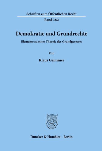 Demokratie und Grundrechte.