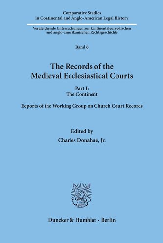 The Records of the Medieval Ecclesiastical Courts.