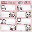 Nalepki na zeszyty Panda 10 (25szt) DERFORM