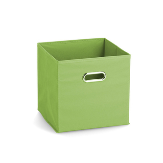 ZELLER Úložný box textilní zelený 28x28x28cm