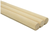 Drążek drewniany DD-3022 naturalny, op. 3 szt.,śr. 22 mm,dł.30 cm., Aliga