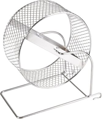 Flamingo Trota Běhací kolo pro hlodavce kovové S 15,5cm