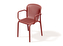 Židle s područkami BRENE 575x530x825 - barva: retro červená