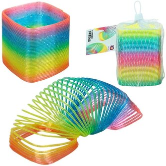 Sprężyna tęczowa kwadratowa