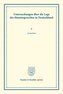 Untersuchungen über die Lage des Hausiergewerbes in Deutschland.