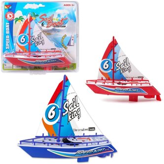 Żaglówka statek na baterie MIX