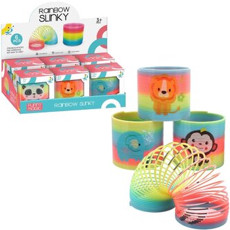 Sprężyna tęczowa zwierzęta MIX