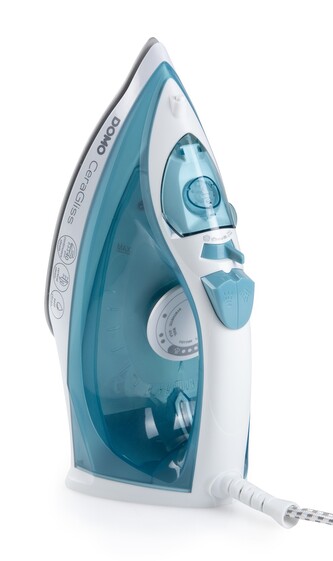 Napařovací žehlička - keramická - DOMO DO1153S, Příkon: 2400 W, Parní ráz: 120 g/min