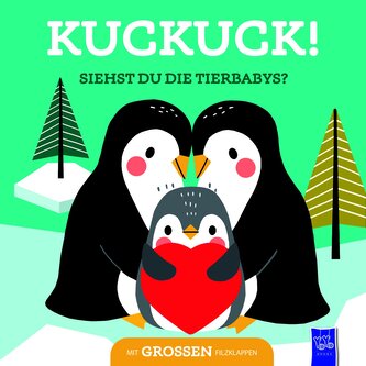 Kuckuck! Siehst du die Tierbabys?