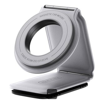 Držák do auta s magnetem Baseus C02 Prime Trip na palubní desku šedý