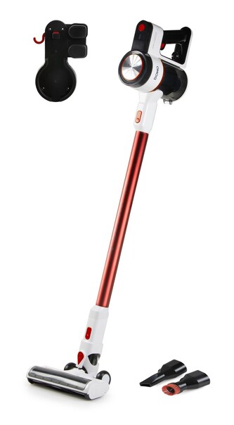 Tyčový aku vysavač 2v1 - 21.6 V BLDC - DOMO DO242SV, Li-ion 21,6 V DC 2000 mAh, 20 kPa