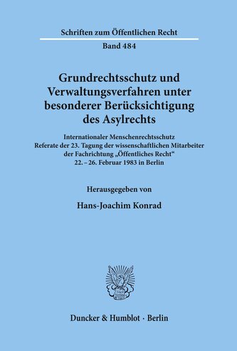 Grundrechtsschutz und Verwaltungsverfahren