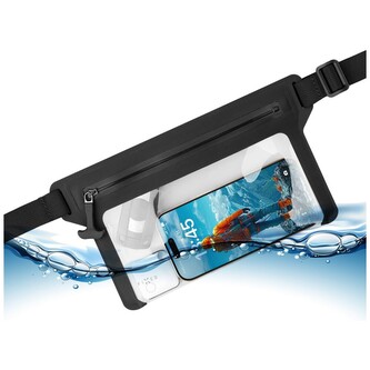 FIXED Dry Belt voděodolné pouzdro okolo pasu černé