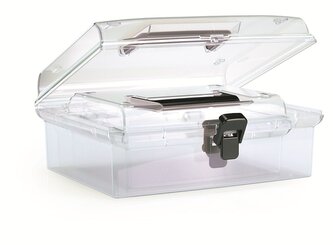 Plastové organizéry NUF SET 2v1 245x214x100 mm - barva: černá