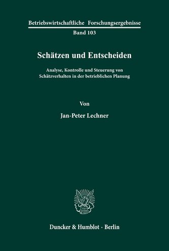 Schätzen und Entscheiden.