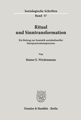Ritual und Sinntransformation.