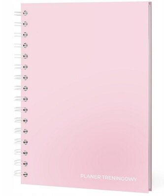 Planer treningowy. Dziennik fitness różowy
