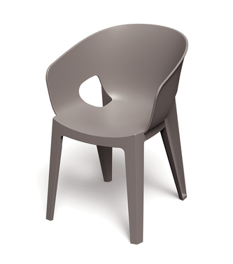 Židle s područkami PREMO 560x590x810 - barva: zemitě hnědá