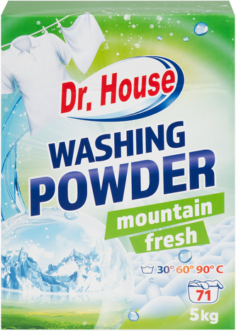 Dr. House prací prášek BOX Fresh Mountain 5 kg (71PD)