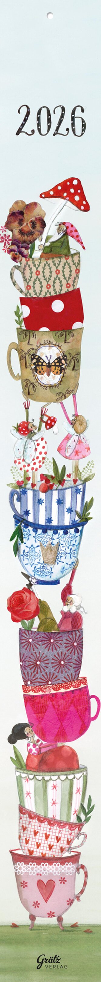 Streifenkalender Tassen 2026