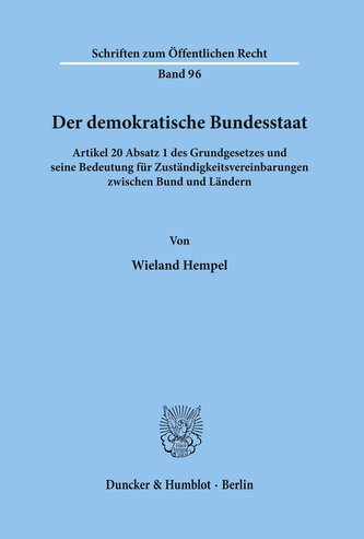 Der demokratische Bundesstaat.