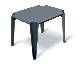 Konferenční stůl LOTTIE 770x590x565 - barva: uhelná